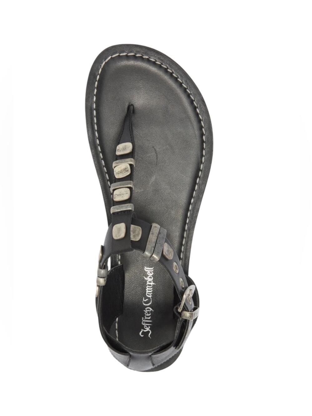 Jeffrey Cammpbell Leif Black Sandals - Sz 8